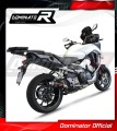 Honda VFR 800 X Crossrunner 2015 - 2021 EXHAUST Muffler Auspuff Sportauspuff Silencer Echappement Silencieux Scarico Scarichi Escape Wydech Tłumik GP 1 BLACK DOMINATOR 2