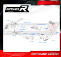 complete exhaust system with muffler DOMINATOR Full System GP BLACK fits the motorcycle Yamaha MT 09 2021   2023