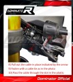 kompletny układ wydechowy z tłumikiem DOMINATOR Full System GP CZARNY pasujący do motocykla Yamaha MT 09 2021 - 2023