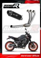 Yamaha MT 09 2021 - 2022 Full  Exhaust System Muffler Auspuff Sportauspuff Silencer Echappement Silencieux Scarico Scarichi Escape Collector Manifold Wydech Tłumik  HP3 BLACK Low Level  DOMINATOR EXHAUST SYSTEM