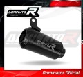 exhaust muffler DOMINATOR GPS BLACK fits the motorcycle Yamaha YZF R6 2006   2016 2