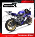Yamaha YZF R6 2006 - 2016 EXHAUST Muffler Auspuff Sportauspuff Silencer Echappement Silencieux Scarico Scarichi Escape Wydech Tłumik GPS BLACK DOMINATOR EXHAUST SYSTEM 2