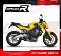 complete exhaust system with muffler DOMINATOR Full System GP BLACK fits the motorcycle Honda CB 650 F 2014   2018 2