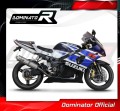 exhaust muffler DOMINATOR Bolt on ROUND fits the motorcycle Suzuki GSXR 1000 K1   K4 2001   2004 4