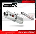 exhaust muffler DOMINATOR Slip on oval fits the motorcycle Suzuki GSXR 1000 K1   K4 2001   2004 2
