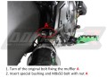 Kawasaki  VERSYS 650 2015 - 2020 EXHAUST Collector Manifold Full System Muffler Auspuff Sportauspuff Silencer Echappement Silencieux Scarico Scarichi Escape Wydech Tłumik HP1 Dominator Exhaust System 2