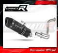 exhaust muffler DOMINATOR HP1 BLACK fits the motorcycle BMW G310GS 2016   2024 2
