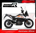 KTM 390 Adventure 2020 - 2021 EXHAUST Full System Muffler Auspuff Sportauspuff Silencer Echappement Silencieux Scarico Scarichi Escape Collector Manifold Wydech Tłumik HP1 BLACK DOMINATOR 2