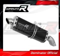 avgassystem ljuddämpare DOMINATOR P7 svart passar till motorcykeln Aprilia Tuareg 660 2021   2023 2