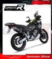 avgassystem ljuddämpare DOMINATOR P7 svart passar till motorcykeln Aprilia Tuareg 660 2021   2023 3