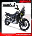 complete exhaust system with muffler DOMINATOR Full System titanium HP3 fits the motorcycle Aprilia Tuareg 660 2021   2023 3