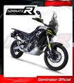 complete exhaust system with muffler DOMINATOR Full System HP3 BLACK fits the motorcycle Aprilia Tuareg 660 2021   2023 3