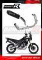 complete exhaust system with muffler DOMINATOR Full System HP3 BLACK fits the motorcycle Aprilia Tuareg 660 2021   2023 4