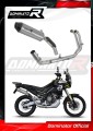 complete exhaust system with muffler DOMINATOR Full System titanium HP3 fits the motorcycle Aprilia Tuareg 660 2021   2023 4