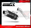 exhaust muffler DOMINATOR GP1 BLACK fits the motorcycle Kawasaki Z750 2004   2006 2