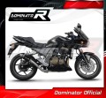 exhaust muffler DOMINATOR GP1 BLACK fits the motorcycle Kawasaki Z750 2004   2006 4