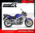 complete exhaust system with muffler DOMINATOR Full System oval fits the motorcycle Suzuki GS 500E 1989   2009 4
