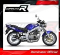 complete exhaust system with muffler DOMINATOR Full System GP1 BLACK fits the motorcycle Suzuki GS 500E 1989   2009 4
