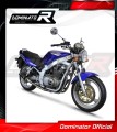 complete exhaust system with muffler DOMINATOR Full System GP1 BLACK fits to Suzuki GS 500E 1989  2009 5