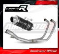 complete exhaust system with muffler DOMINATOR Full System GP1 BLACK fits to Suzuki GS 500F 2004  2014 2