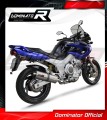 exhaust muffler DOMINATOR oval fits the motorcycle Yamaha TDM 850 Right Side 1996   2001 3