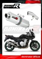 exhaust muffler DOMINATOR oval fits the motorcycle Suzuki GSF 650 BANDIT N / S 2007   2016