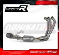 complete exhaust system with muffler DOMINATOR Full System GP3 EX fits the motorcycle Yamaha Tracer 9 / GT 2021   2023 2