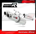 exhaust muffler DOMINATOR ROUND fits the motorcycle Honda CB 900F HORNET 2002   2007 4
