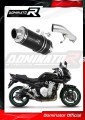 exhaust muffler DOMINATOR GP1 BLACK fits to Suzuki GSF 650 BANDIT N / S 2007  2016