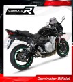 SUZUKI GSF 650 BANDIT 2007 - 2016 EXHAUST Silencer Muffler Auspuff Sportauspuff Silencer Echappement Silencieux Scarico Scarichi  Marmitta Escape Wydech Tłumik GP1 BLACK DOMINATOR EXHAUST SYSTEM 2