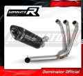 complete exhaust system with muffler DOMINATOR Full System HP8 BLACK fits the motorcycle Yamaha Tracer 9 / GT 2021   2023 2