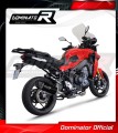Yamaha Tracer 9 / GT 2021 - 2022 EXHAUST Collector Manifold Full System EX Muffler Auspuff Sportauspuff Silencer Echappement Silencieux Scarico Scarichi Escape Wydech Tłumik HP6 BLACK Dominator Exhaust System 3