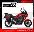 Yamaha Tracer 9 / GT 2021 - 2022 EXHAUST Collector Manifold Full System EX Muffler Auspuff Sportauspuff Silencer Echappement Silencieux Scarico Scarichi Escape Wydech Tłumik HP6 BLACK Dominator Exhaust System 4