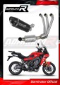 complete exhaust system with muffler DOMINATOR Full System HP8 BLACK EX fits the motorcycle Yamaha Tracer 9 / GT 2021   2023