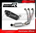 complete exhaust system with muffler DOMINATOR Full System HP8 BLACK EX fits the motorcycle Yamaha Tracer 9 / GT 2021   2023 2