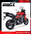 complete exhaust system with muffler DOMINATOR Full System HP8 BLACK EX fits the motorcycle Yamaha Tracer 9 / GT 2021   2023 3