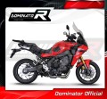 complete exhaust system with muffler DOMINATOR Full System HP8 BLACK EX fits the motorcycle Yamaha Tracer 9 / GT 2021   2023 5