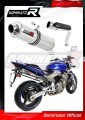 exhaust muffler DOMINATOR ROUND fits the motorcycle Honda CB 600F HORNET 2003   2006