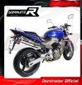exhaust muffler DOMINATOR ROUND fits the motorcycle Honda CB 600F HORNET 2003   2006 3