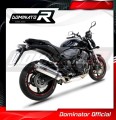 exhaust muffler DOMINATOR oval fits the motorcycle Honda CB 600F HORNET PC41 2007   2013 3