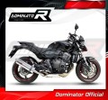 exhaust muffler DOMINATOR oval fits the motorcycle Honda CB 600F HORNET PC41 2007   2013 4