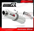 exhaust muffler DOMINATOR ROUND fits the motorcycle Honda CB 600F HORNET PC41 2007   2013 2