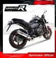 exhaust muffler DOMINATOR ROUND fits the motorcycle Honda CB 600F HORNET PC41 2007   2013 3