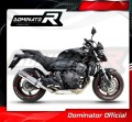 exhaust muffler DOMINATOR ROUND fits the motorcycle Honda CB 600F HORNET PC41 2007   2013 4