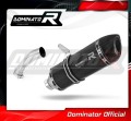 exhaust muffler DOMINATOR HP1 BLACK fits the motorcycle BMW R1200GS 2010   2012 2