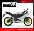Yamaha YZF R125 2021 - 2022 EXHAUST Collector Manifold Full System Muffler Auspuff Sportauspuff Silencer Echappement Silencieux Scarico Scarichi Escape Wydech Tłumik GP BLACK Dominator Exhaust System 3