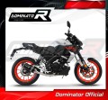 Yamaha MT 125 2021 - 2022 EXHAUST Collector Manifold Full System Muffler Auspuff Sportauspuff Silencer Echappement Silencieux Scarico Scarichi Escape Wydech Tłumik HP3 BLACK Dominator Exhaust System 3