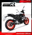 complete exhaust system with muffler DOMINATOR Full System GP BLACK fits the motorcycle Yamaha MT 125 2021   2024 3