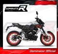complete exhaust system with muffler DOMINATOR Full System GP BLACK fits the motorcycle Yamaha MT 125 2021   2024 4