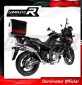exhaust muffler DOMINATOR ROUND fits the motorcycle Suzuki DL 650 V Strom / XT 2012   2016 3
